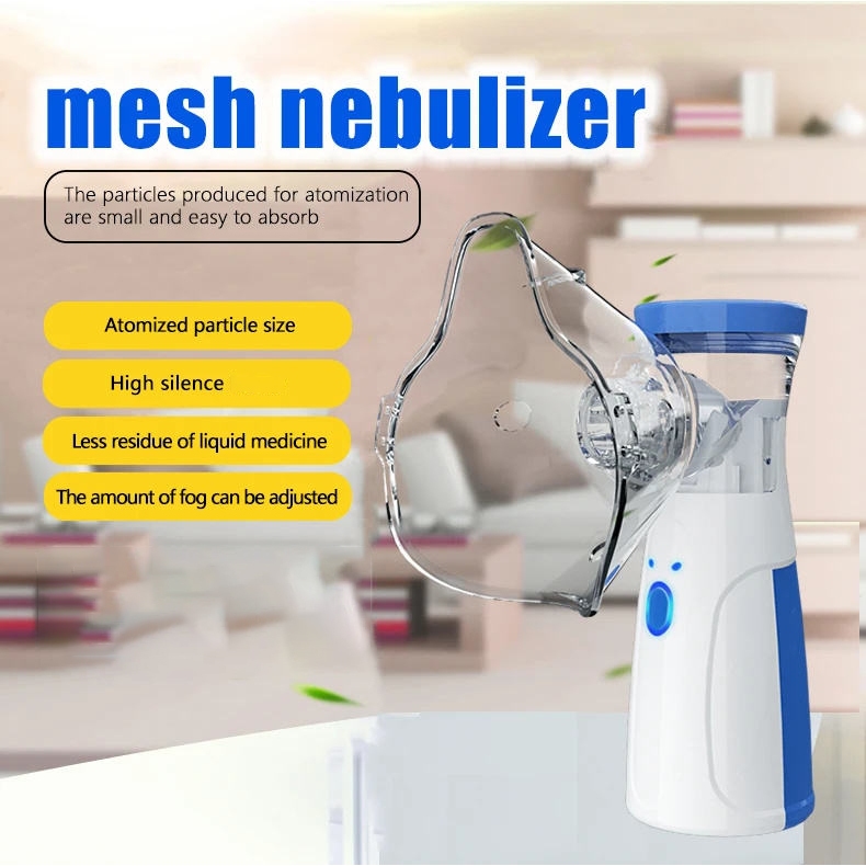 Jual Alat Terapi Pernapasan Inhaler Nebulizer 2 Power Supply - White ...