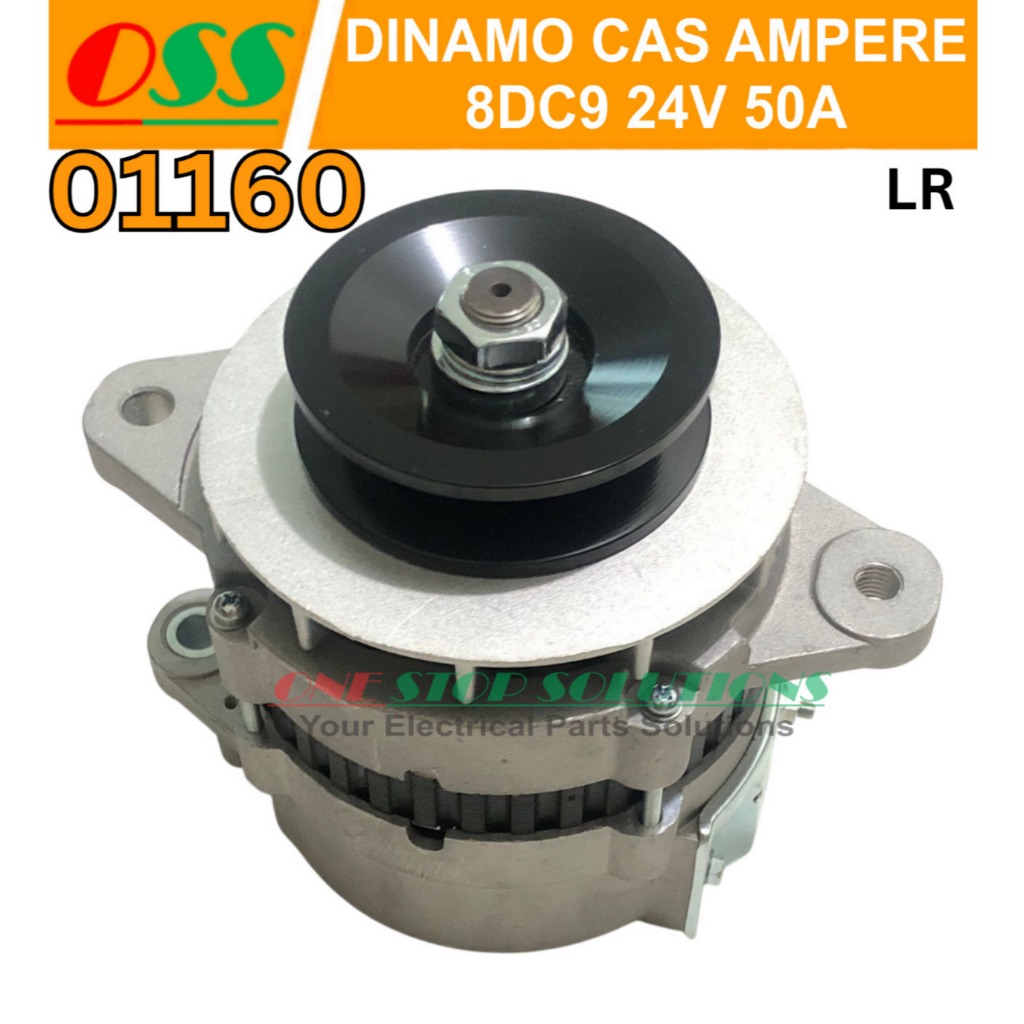 Jual DINAMO CAS AMPERE ALTERNATOR MITSUBISHI 8DC9 24V 50A | Shopee ...