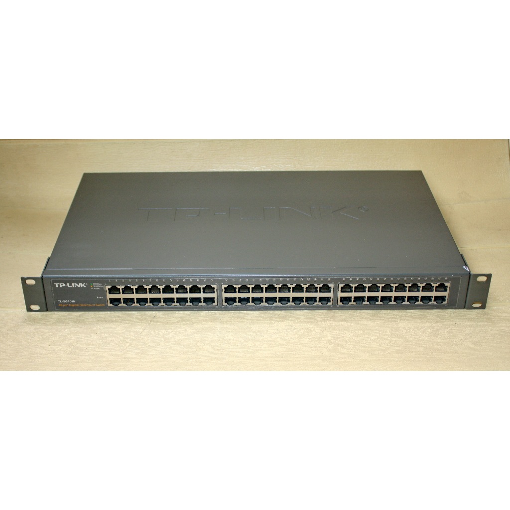 Jual HUB SWITCH GIGABIT 48 PORT RACK MOUNT TP-LINK TL-SG1048 48-PORT ...