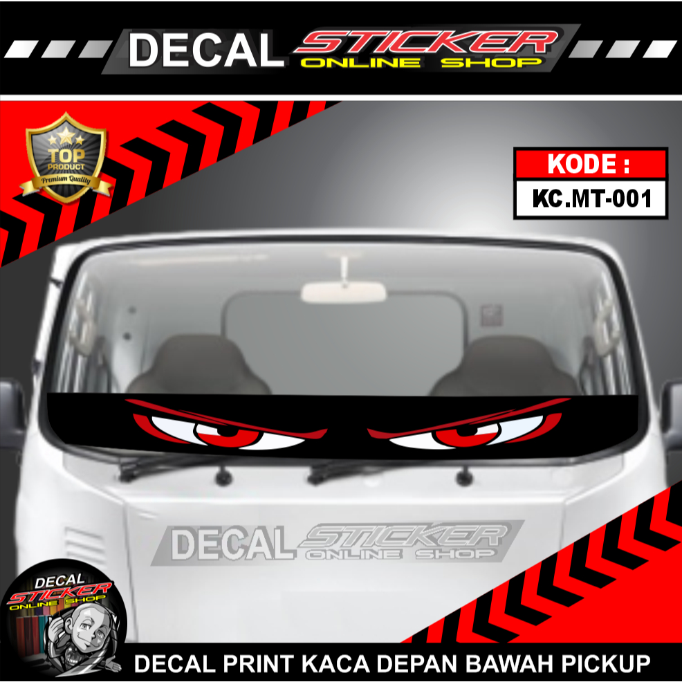 Jual TERBARU!!! STIKER KACA BAWAH PICK UP MOTIF MATA KEKINIAN KEREN ...