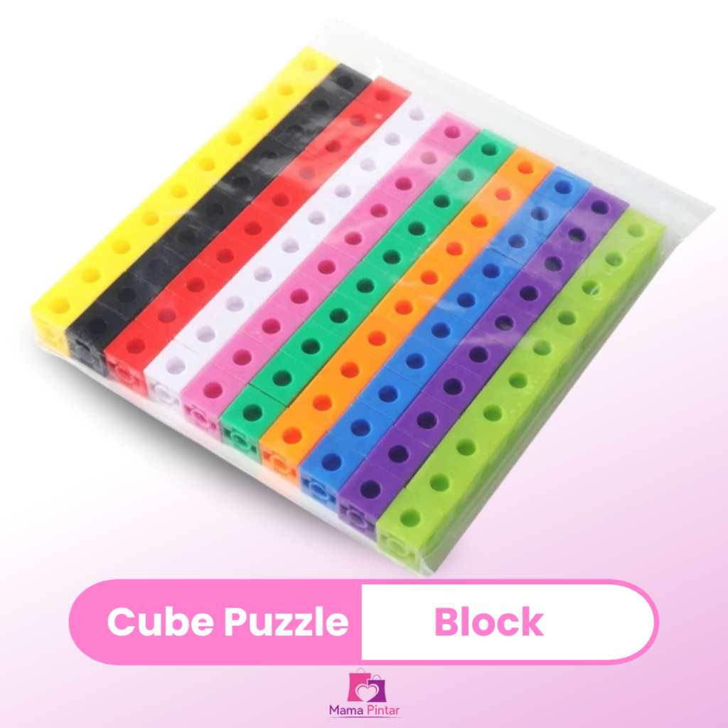 Jual 100pcs Cube Fun Block Math Toys Number Puzzle Stacking Game ...