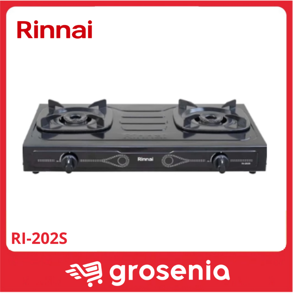 RINNAI Kompor Gas 2 Tungku RI-202 S