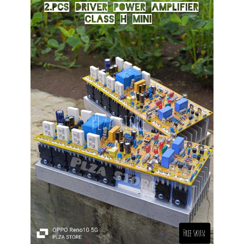 Jual 2.pcs Driver power amplifier Class H mini 2U 20cm 1400w tenaga