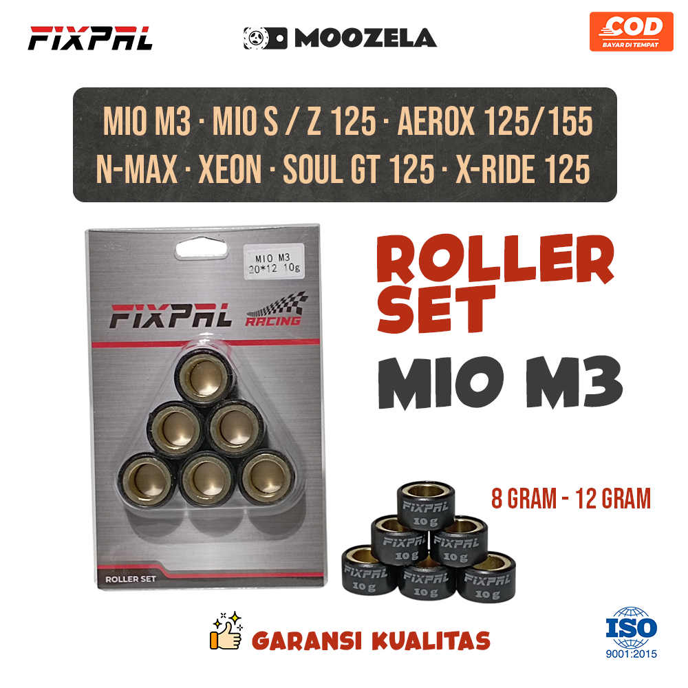 Jual FIXPAL Roller Nmax Lexi Aerox Mio M3 S 125 GT 125 Xeon Free Go ...