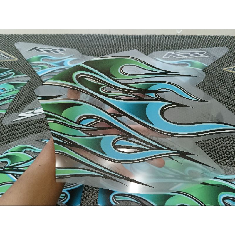Jual STRIPING STICKER NINJA SSR DESIGN API TERBARU TRANSPARAN COSTUME ...