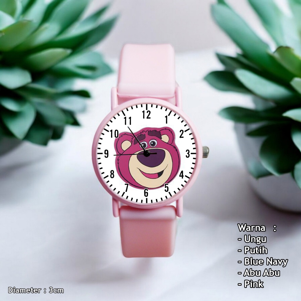Jual Jam Tangan Fashion Cewek Karakter Lotso Favorit Terbaru | Shopee ...