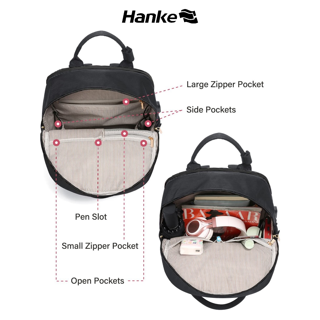 Jual Hanke Tas Ransel Punggung Multifungsi Smart Backpack Travel ...