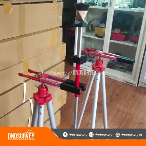 Jual Tripole Jepit / Capit Clamp Pole Standing Rambu Ukur Prisma Mini ...