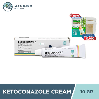 Ketoconazole Cream - Salep Gatal, Panu, Kudis, Kurap, Kutu Air, Eksim