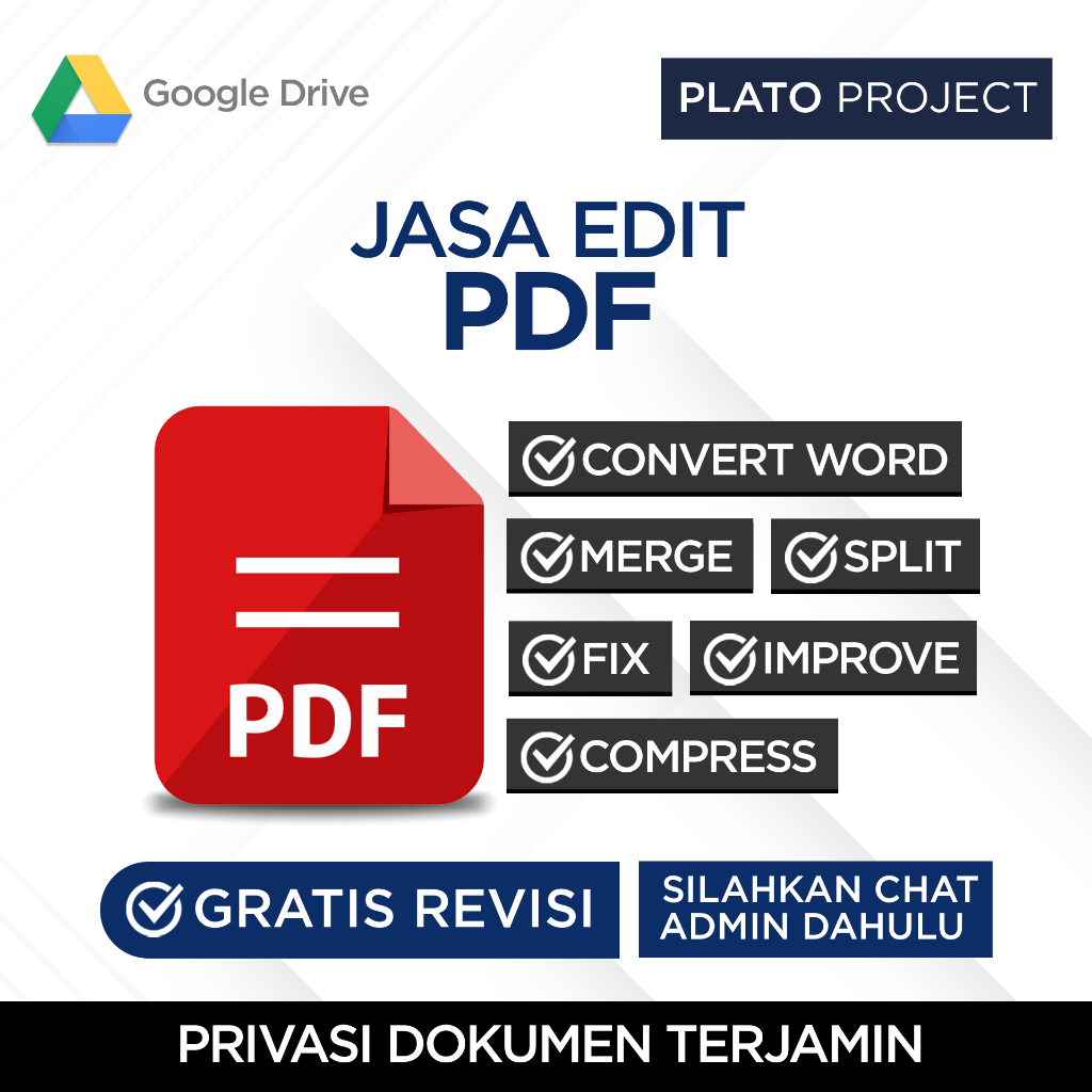 Jual jasa edit gabung konversi file pdf shopee indonesia