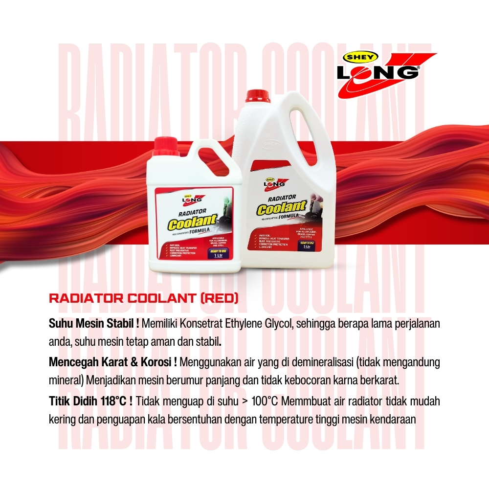 Jual LONG Radiator Coolant (Red) | Shopee Indonesia