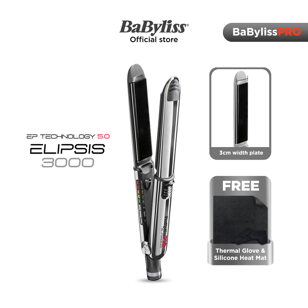 BaBylissPRO ELIPSIS3000 Styler BAB3000EPE Catokan Rambut Lurus