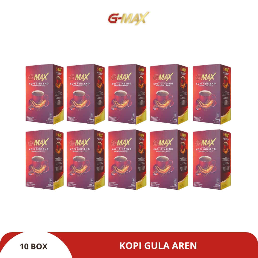Jual G-MAX - Kopi Gula Aren - 10 Box | Shopee Indonesia