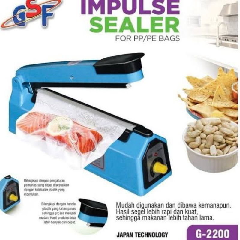 Jual Impulse Sealer Perekat Press Plastik GSF Q2 AXLO 20 cm | Shopee ...