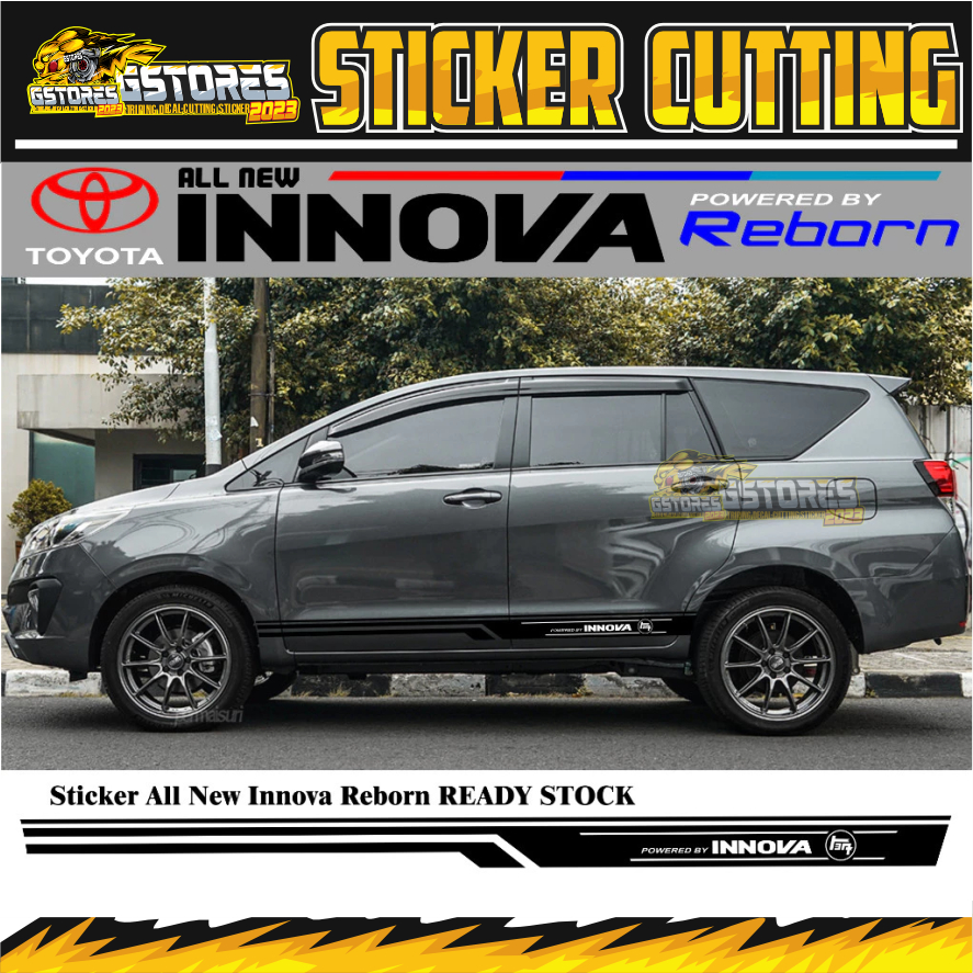 Jual STICKER TOYOTA INNOVA REBORN STICKER BODY SAMPING INNOVA REBORN ...