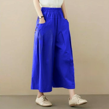 Celana Kulot Linen Jumbo Wanita ANOYA