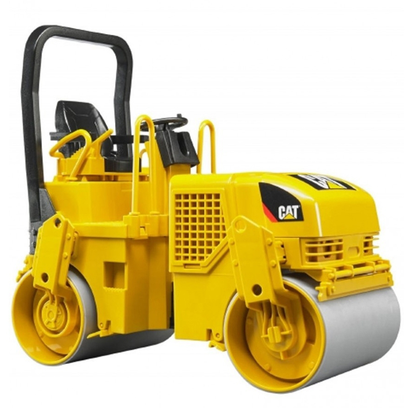 Jual Bruder 2433 CAT Asphalt Drum Compactor - Mainan Miniatur Truk ...