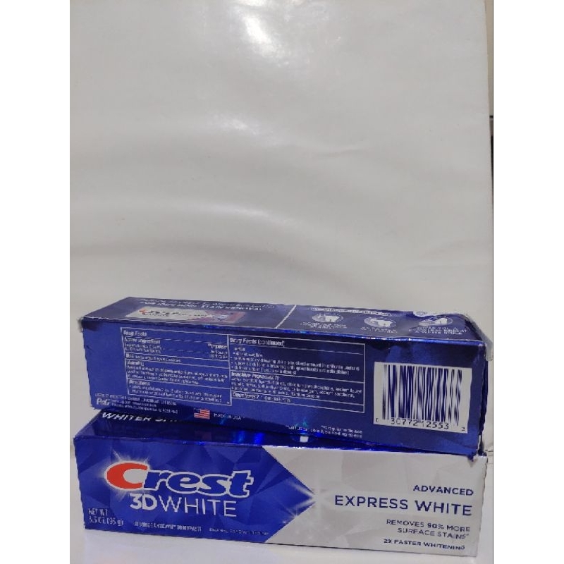 Jual Crest 3D White Advance Express White Toothpaste 93g | Shopee Indonesia