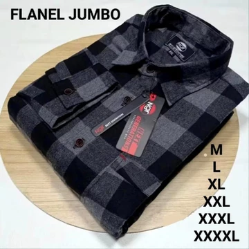 Kemeja Flanel Motif 3D M L XL XXL XXXL XXXXL Oversize