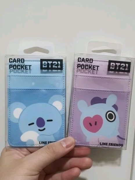 Jual BT21 Stickable Card Pocket Handphone Official Line Friends ...