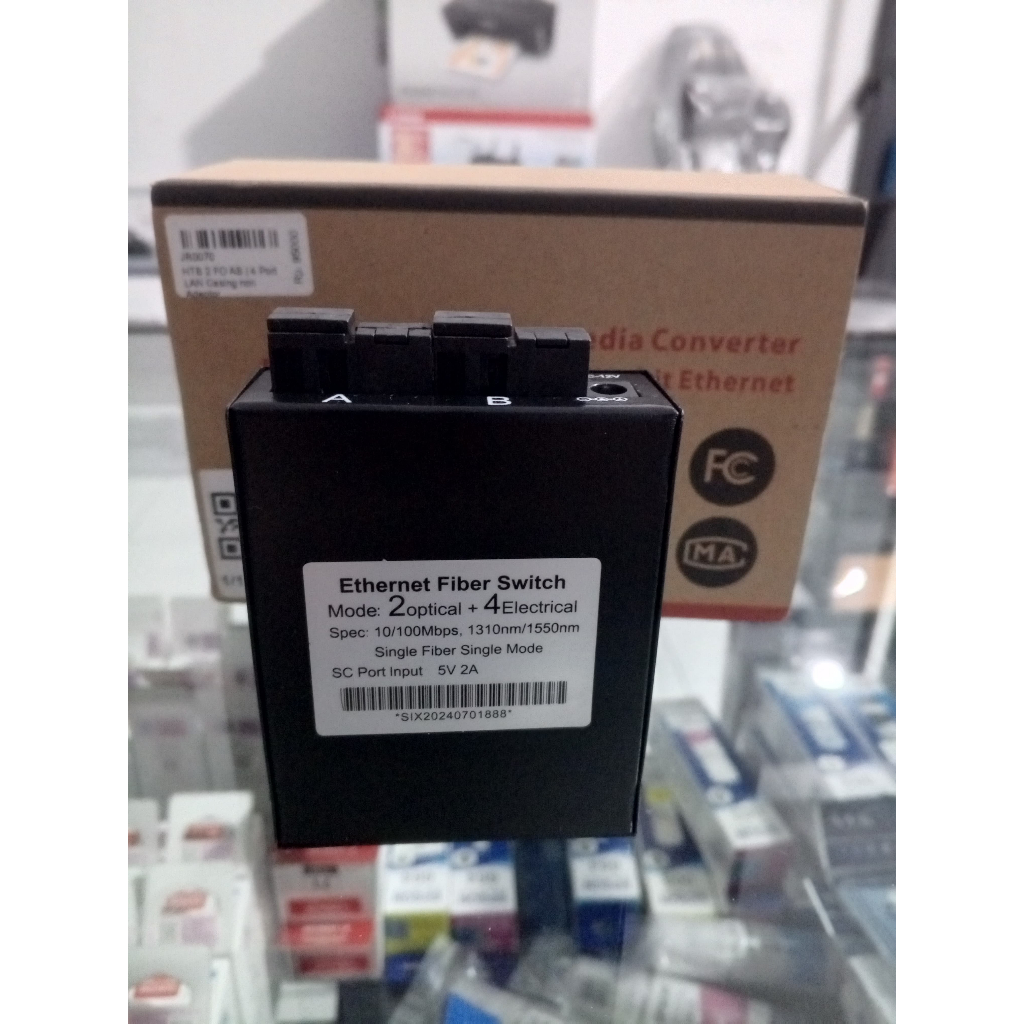 Jual HTB 2 FO AB | 4Port Lan Casing Non Adaptor | Shopee Indonesia