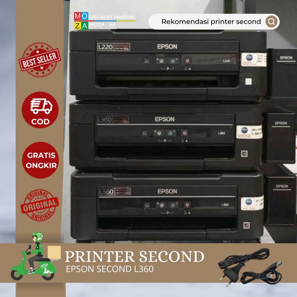 Jual PRINTER EPSON SECOND SIAP PAKAI | Shopee Indonesia