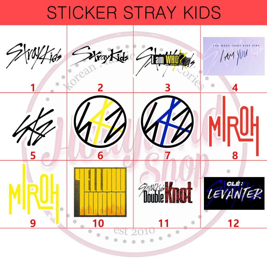 Jual Sticker Stray Kids Logo (5pcs Sticker) Unofficial | Shopee Indonesia