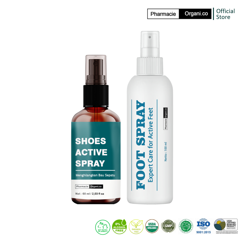 Jual SHOES ACTIVE SPRAY PARFUM SEPATU ANTI KUMAN BAKTERI BAU BY