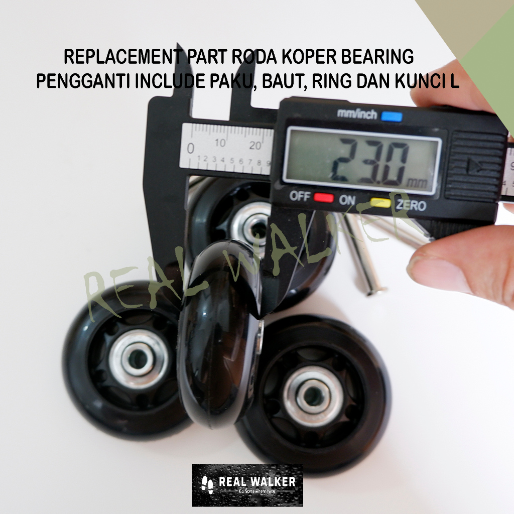 Jual RODA KOPER PENGGANTI DIAMETER 60MM RODA BEARING BAHAN PU KARET ...