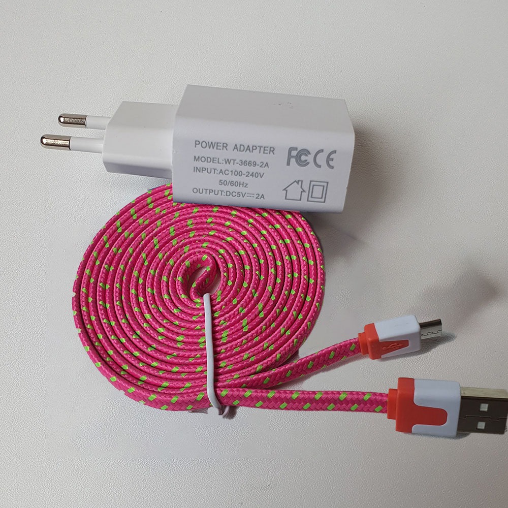 Charger 5V 2A Power Adaptor Tambah USB Type C Micro kabel untuk CCTV IP  kamera Phone charging