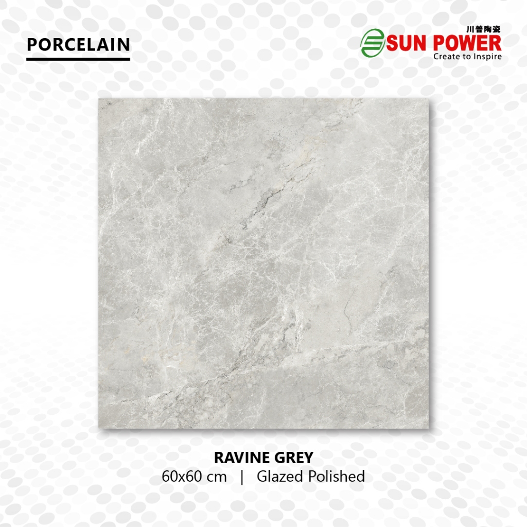 Jual Granit Lantai - Ravine Grey 60x60 | Lite Series | Sun Power ...