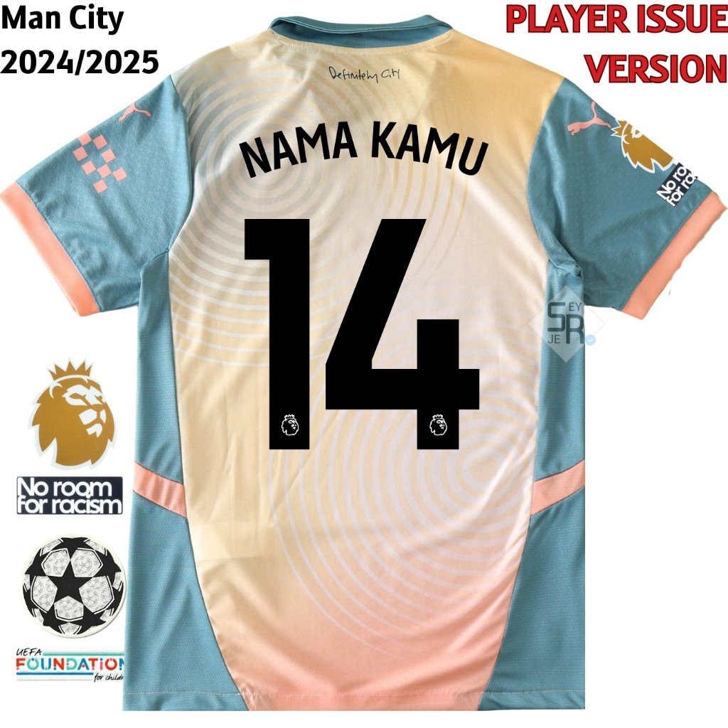 Jual PLAYER ISSUE Jersey Manchester City 4th 2025 2025 Baju Bola Man