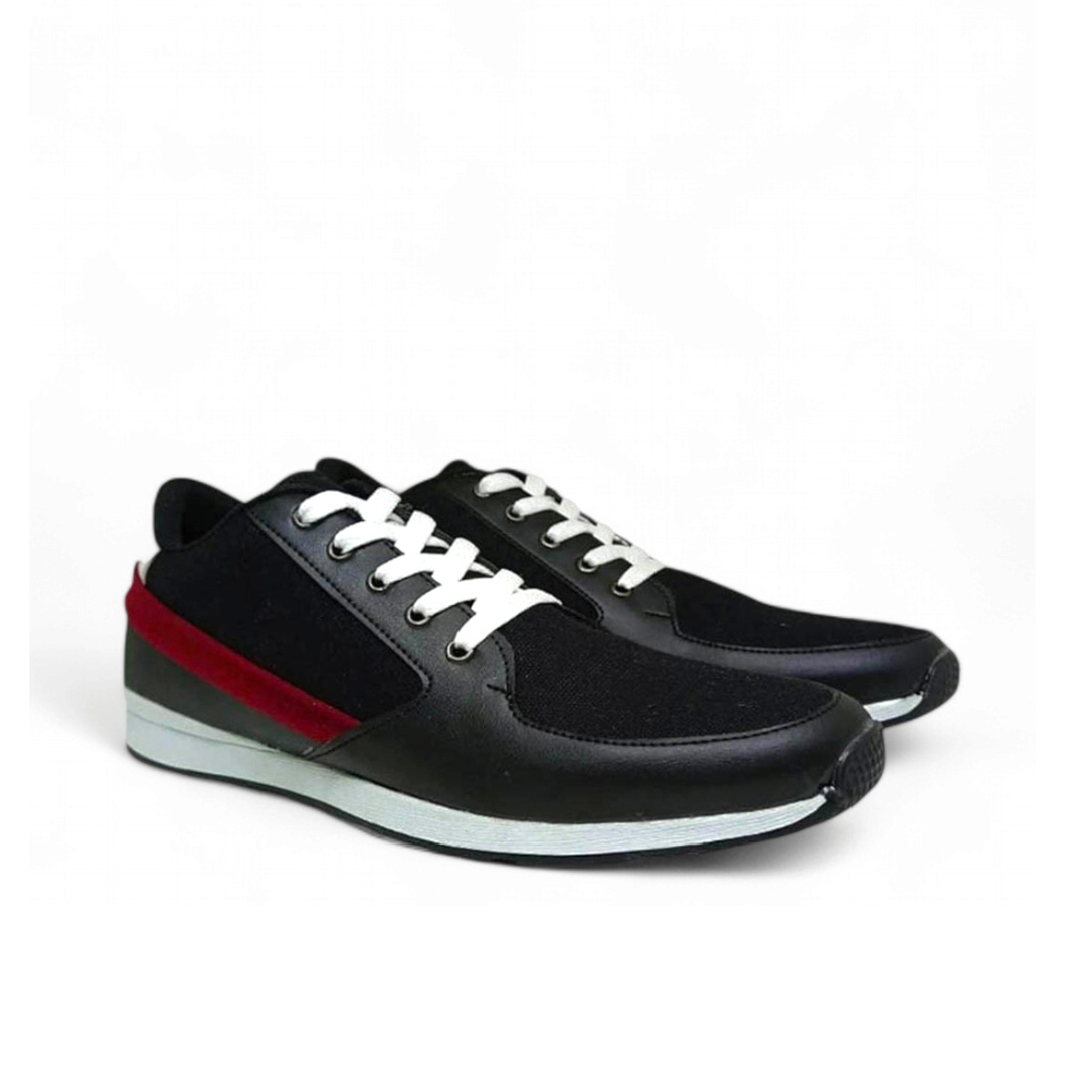 Jual Sepatu Sneakers Pria Higaru 502 Black Co | Shopee Indonesia