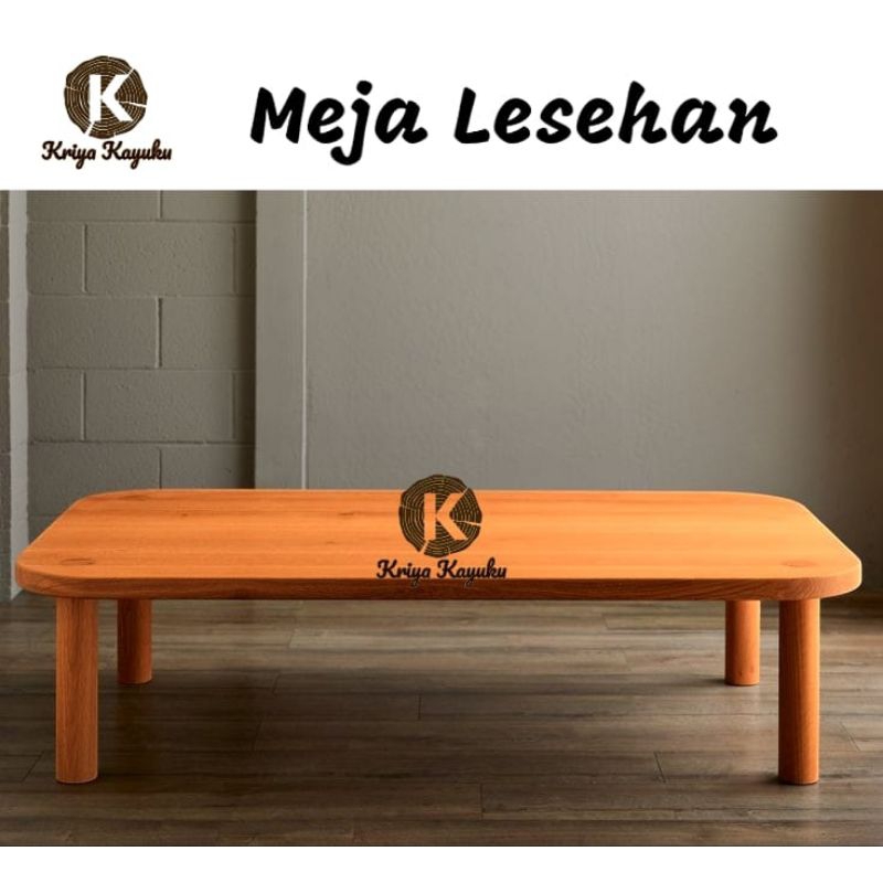 Jual Meja tamu MJ-09 meja lesehan kayu meja kopi meja laptop dll ...