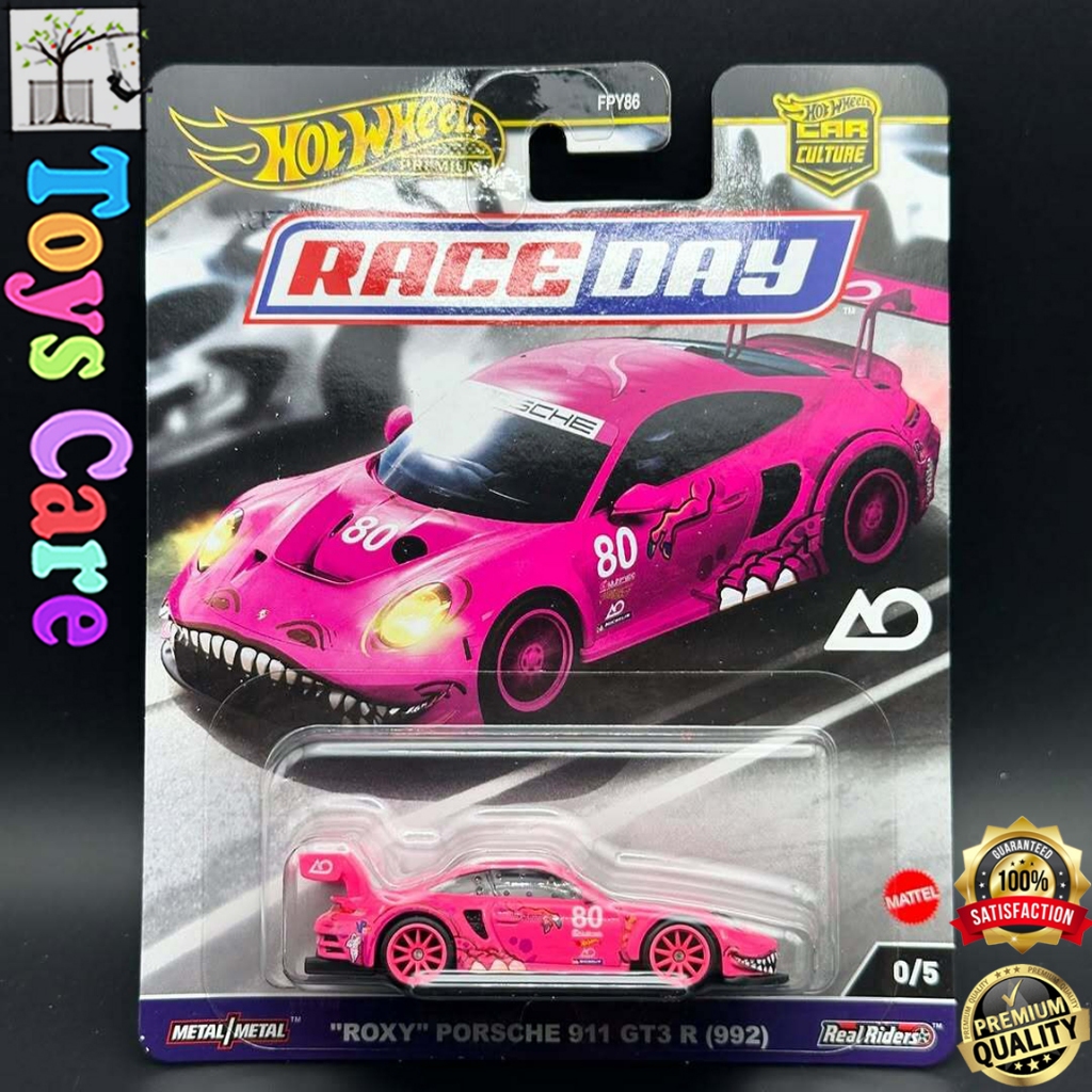 Jual Hot Wheels Premium Race Day Chase ROXY Porsche 911 GT3 R (992 ...