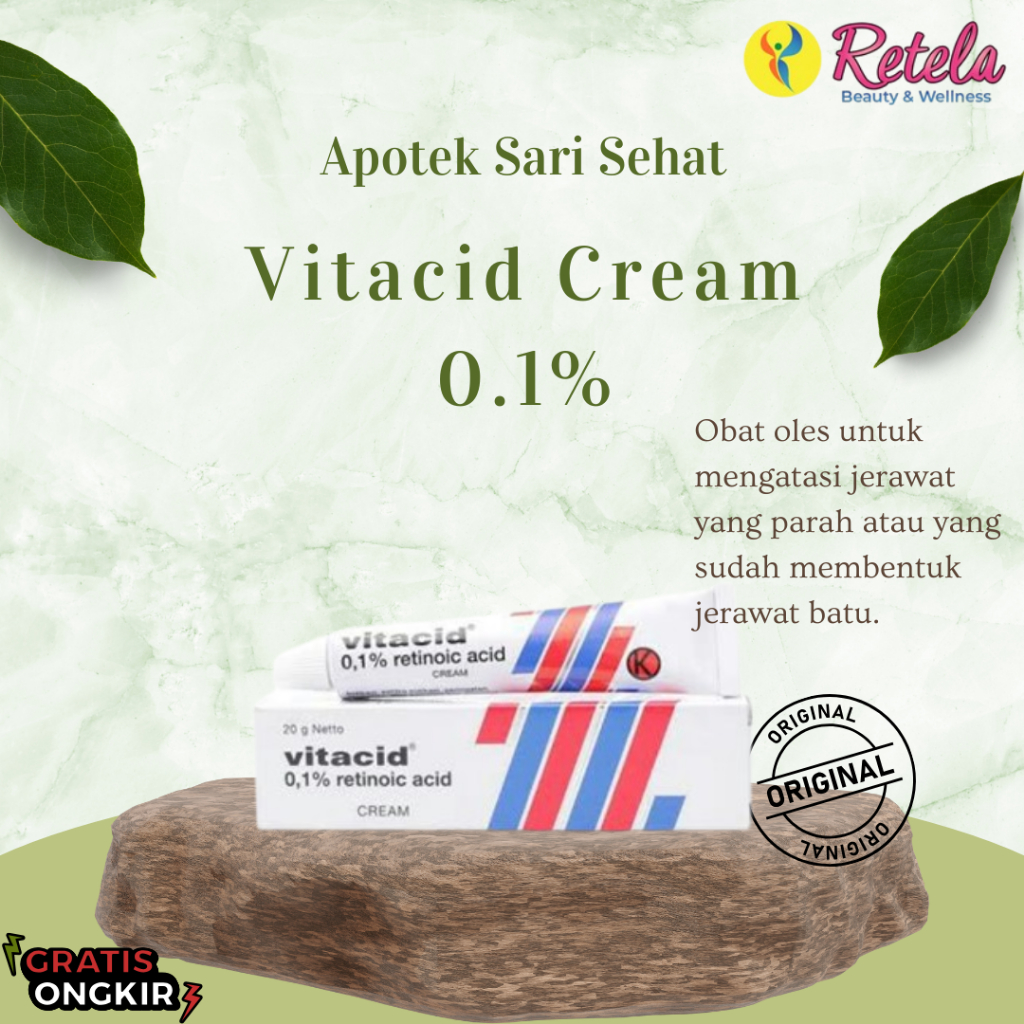 Jual Vitacid 0.1% Cream 20gram | Shopee Indonesia