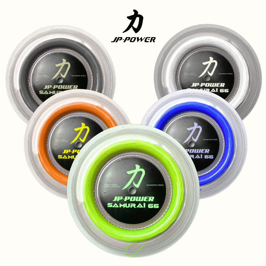 Jual JP POWER Senar Badminton Samurai 66 Roll Original Badminton String ...