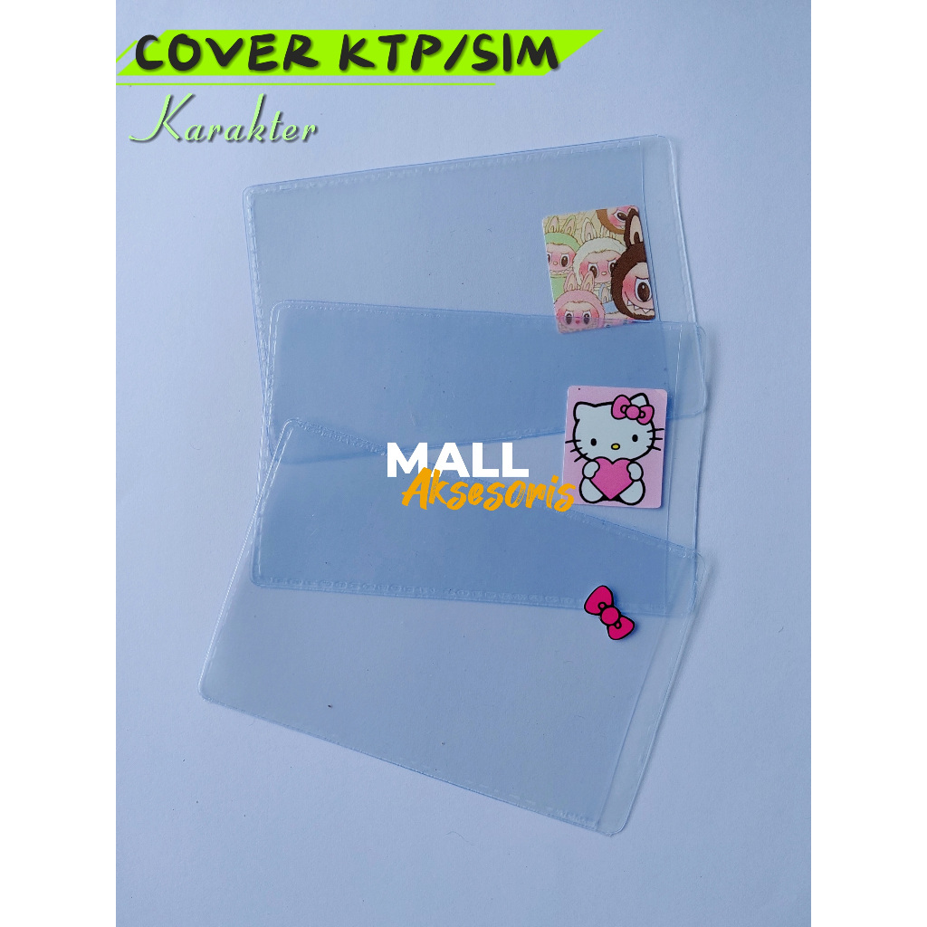 Jual Cover KTP / SIM Karakter Unik - Sampul Plastik Mika Pelindung ...