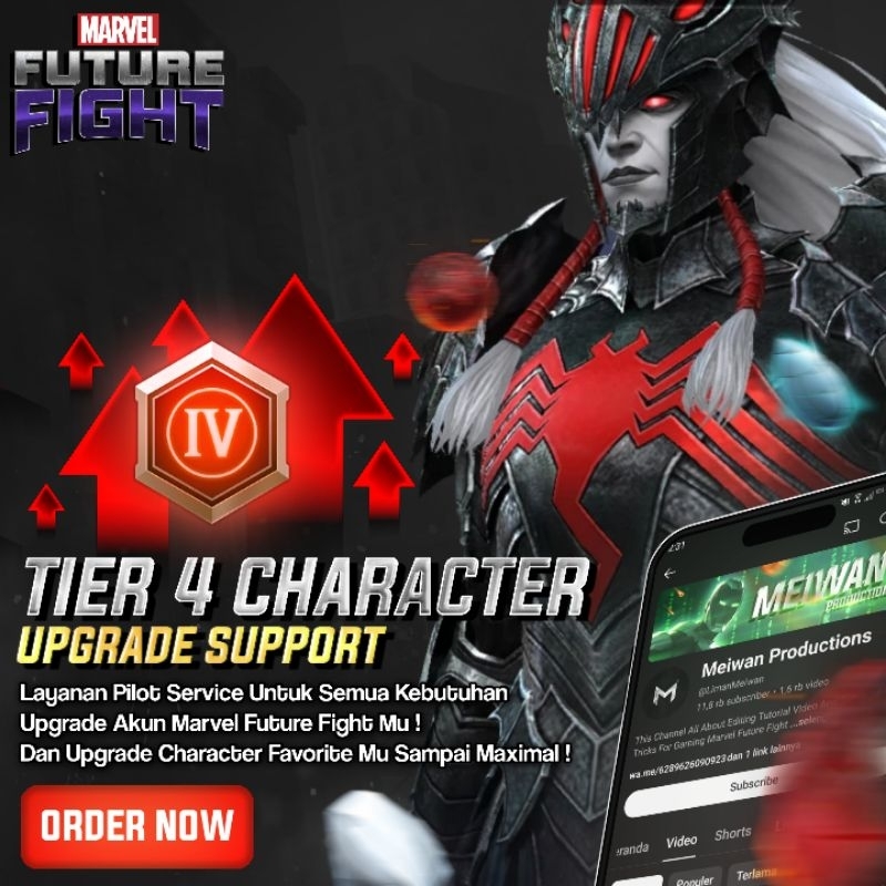 Jual Tier 4 Character Upgrade Support Marvel Future Fight Shopee