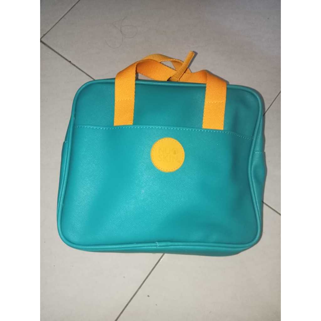 Jual TAS GALVANIKK WARNA KUNING TOSCA ADA LOGO N.U SKIN ORIGINAL ...
