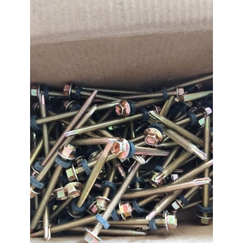 Jual Baut Roofing 12 x 70 1dus isi 200pcs baut atap baut baja ringan ...