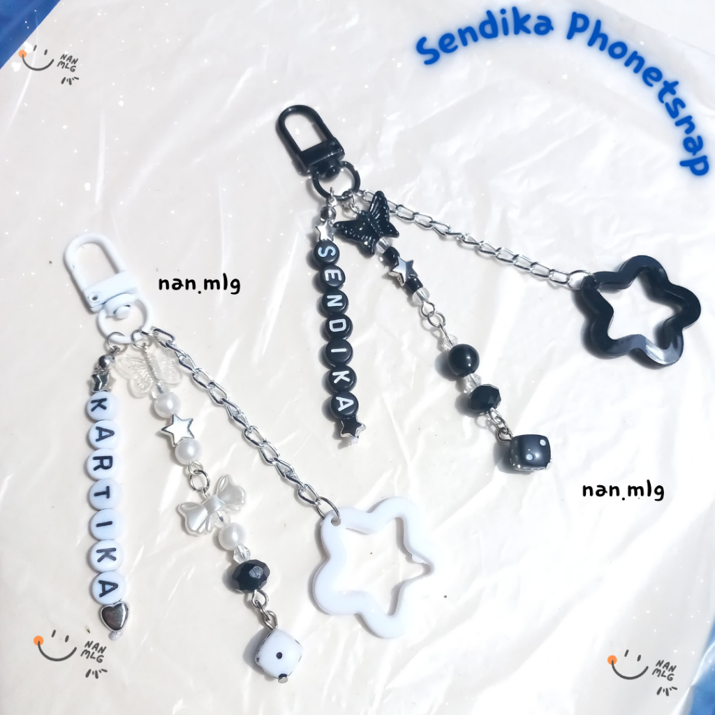 Jual Keychain Gantungan Kunci Custom Nama SENDIKA Phonestrap Nan.mlg ...