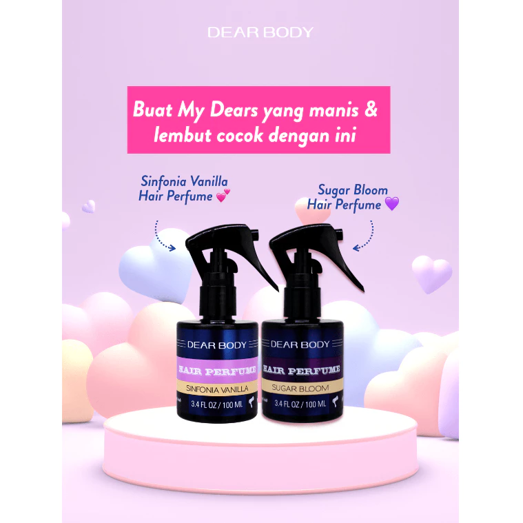 Dear Body Hair Parfume Sinfonia Vanilla