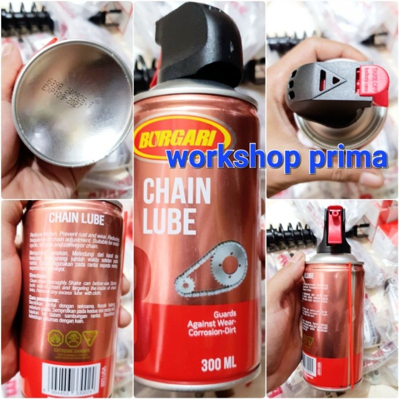 Jual Chain Lube Cenlub Cenlup ChainLube Burgari 300ml Prestasi 300 ML ...