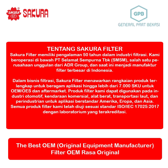 Jual Filter Solar Isuzu All Panther TBR 54 TBR 52 FC-15014 FC15014 ...