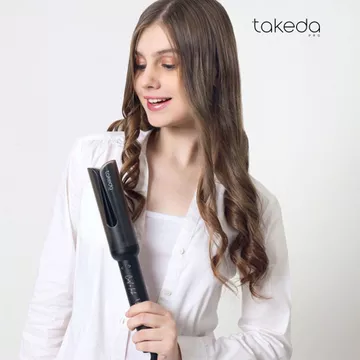TakedaPro Catokan Keriting Otomatis TKD HL119 34mm Auto Hair Curler Ceramic