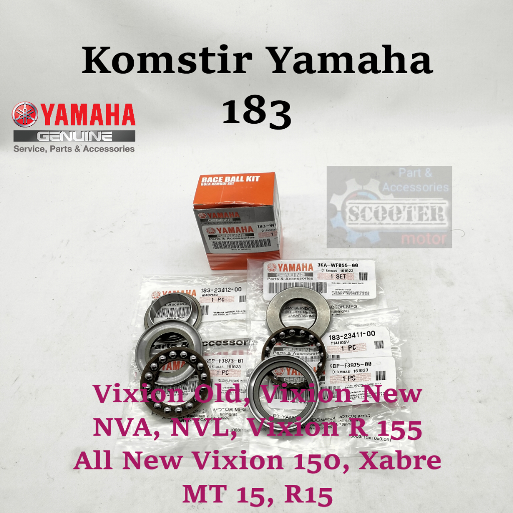 Jual Comstir Komstir 183 100% ORI YAMAHA VIXION OLD NEW 150 NVA NVL ...