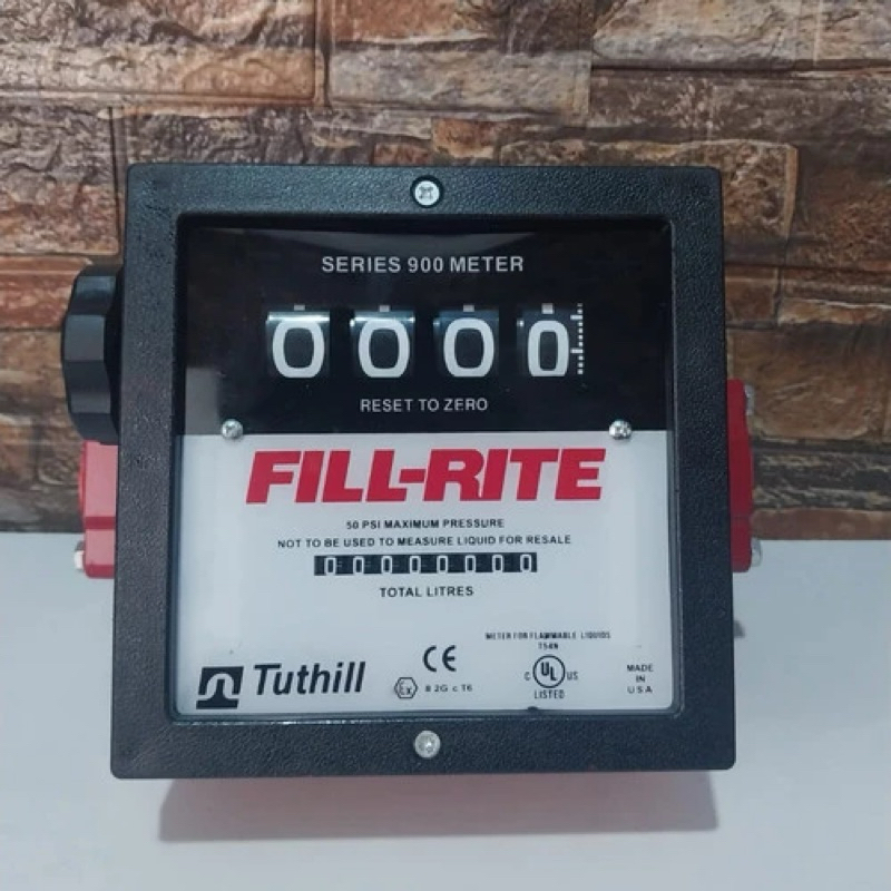 Jual Flow Meter Fill Rite 4 digit 1 inch series 900 Flowmeter Fill Rite ...