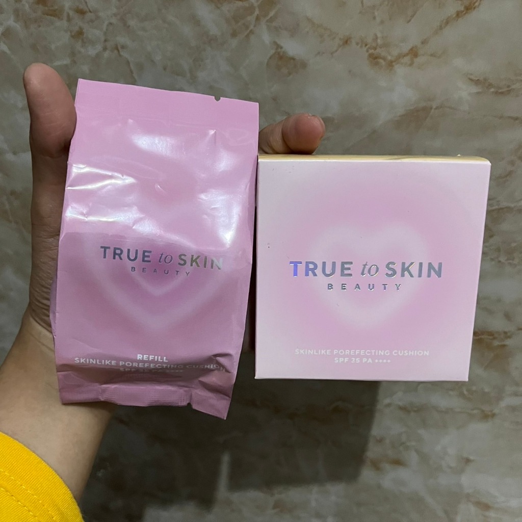 Jual [MUFFIN] True to Skin - Skinlike Porefecting Cushion SPF 35 PA ...