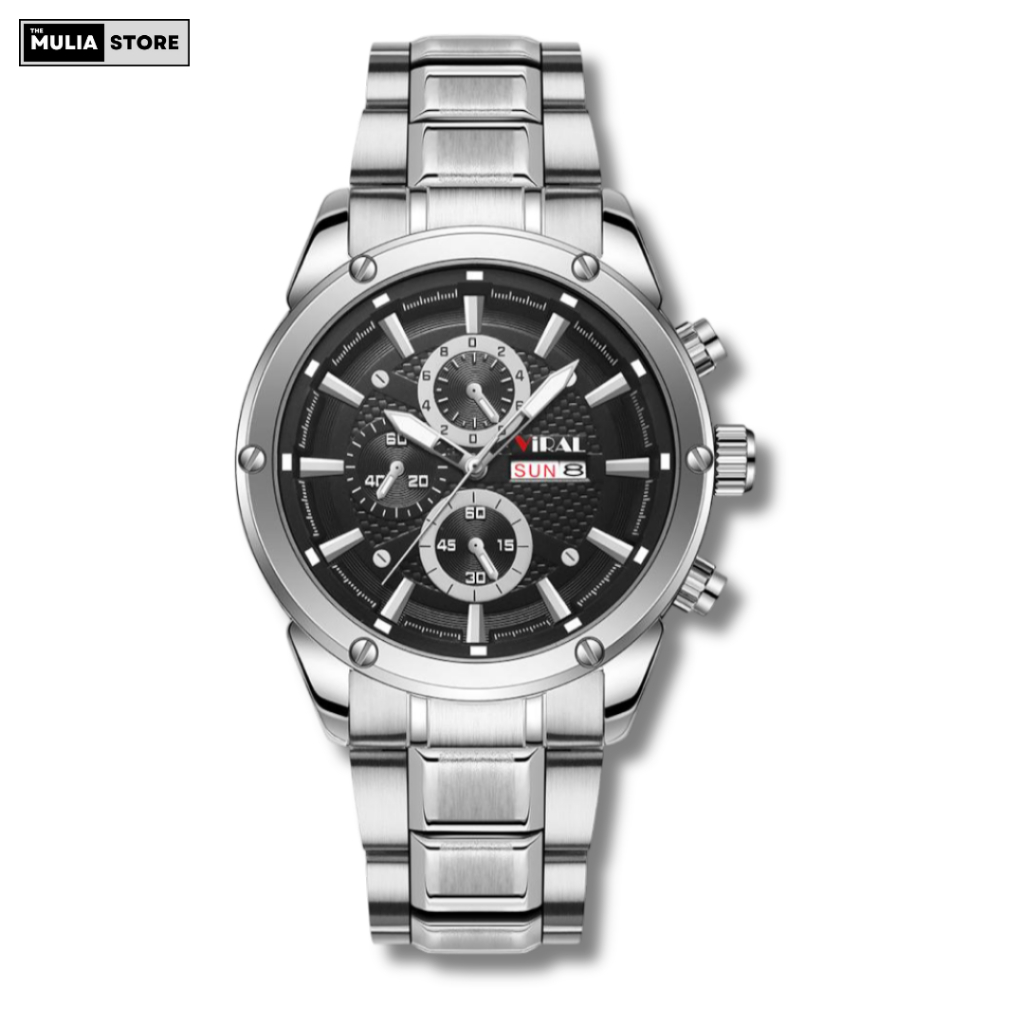 Jual VIRAL Jam Tangan Pria Viral Original 8638 Hari Tanggal Analog